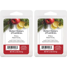 Better Homes and Gardens Geurige Wasblokjes 2.5oz 2-Pack (Herfstfestival)