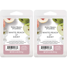 Better Homes and Gardens Geurkaarsjes 2,5oz 2-Pack (Witte Perzik en Madeliefje)