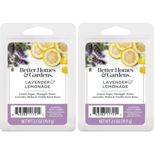 Cubes de Cera Aromática Mejoras para el Hogar 2.5oz 2-Pack (Limonada de Lavanda)