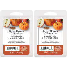 Better Homes and Gardens Geparfumeerde Wasblokjes 2.5oz 2-Pack (Farmhouse Pumpkin Patch)