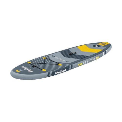 REBEL ACTIVE SMALL INFLATABLE SUP BOARD GRAY RBA-4511 2