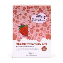 esfolio Aardbeien Essentie Masker - Hydraterend Koreaans Sheet Mask met Aardbeienextract - Voedend, Hydraterend, Huidverjongend