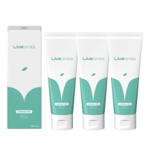 Live Orals PureBreath Tandpasta 80g (3-pack) - Fluoridevrij, Geur Neutraliserend, Enamel Versterkend