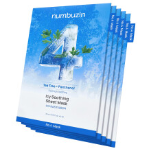 numbuzin No.4 Mascarilla Facial | Mascarilla Refrescante | Hidratante con Extracto de Té Verde