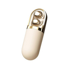 (Skin Colour) Vibration Massage Bluetooth Headphones,, Provide Relaxation and Massage, Small