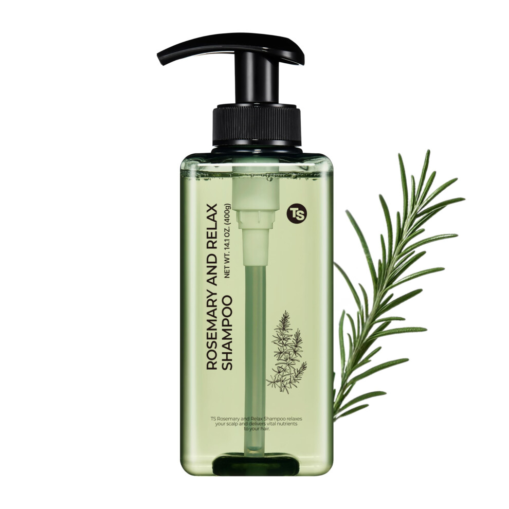 Ts Shampoo Ts Shampoo Ts T Ts Rosemary & Relax Shampoo Hydrating & Calming | Natural Ingredients | Sulfate-Free | Korean Shampoo (14.1 Fl Oz)