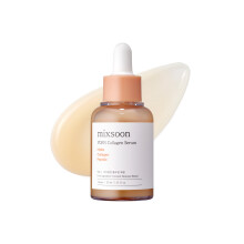 mixsoon PDRN Collagen Serum -Firming, Hydrating and Revitalizing for Face, Lightweight Peptide Hydrating Moisturizer 30ml / 1.01 fl.oz. Korean Glass S