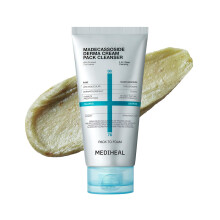 Mediheal Derma Cream Pack Rengöringskräm [Madecassoside] - 1 Min Mask till Skumrengöring - Djuprengöring & Porrengöring