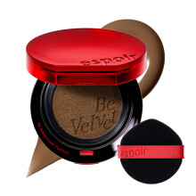 Espoir NEW Be Velvet Cushion Foundation #40.5 Deep Olive | Snelle en Eenvoudige Dekking met Langdurige Kleur