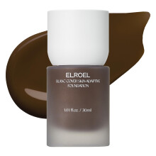ELROEL Blanc Cover Skin Foundation - K-Beauty Liquid Foundation met Panax Ginseng, Niacinamide & Collageen - Lichtgewicht, Bouwbaar 24