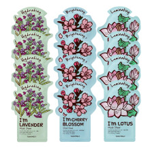 Set de Masques en Tissu TONYMOLY Printemps - 12 Masques Hydratants Coréens avec Lavande, Cerisier & Lotus