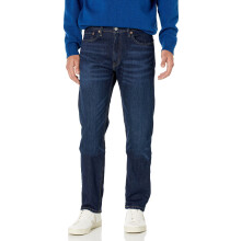 Levi's Men's 505 Regular Fit Jeans (Also Available in Big & Tall), Nail Loop Knot-Dark Indigo, 32W x 34L