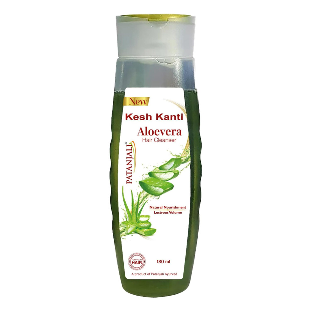 Patanjali Kesh Kanti Aloevera Hair Cleanser 180Ml / 6.08 Fl Oz (Pack Of 1)