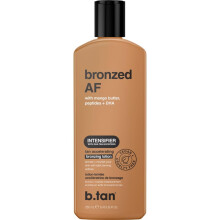b.tan Zonnebrandlotion | Tan Accelerator Bronzing Lotion - Bruin Intensifier, Geen SPF, Met DHA Boosters, Mango Boter & Pepti