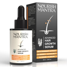 Nourish Mantra - Advanced Hair Growth Serum For Women & Men | Made With Redensyl, Anagain, Procapil & Rice Water | Prevents Hair Fall & Thinning | Pro