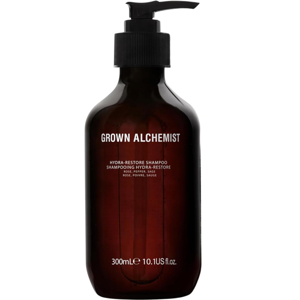 Grown Alchemist Hydra-Restore Rose Black Pepper & Sage Gentle+Moisturizing Daily Shampoo, 300Ml