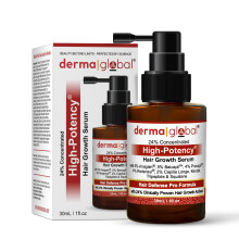 High Potency Hair Growth Serum - Hair Defence Pro Formula | 24% Clinically Proven Actives with 5% Anagain, 5% Baicapil, 4% Procapil, Redensyl, 2% Capi