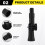 Universal Joint Angle Adaptor for Telescoping Extension Pole, ( Only, No Pole) for Window Cleaning, Gutter Cleaning 3