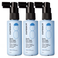 Cureskin Anti Grey Hair Serum | Minskar Grått Hår på Huvud & Skägg Utan Färg | Återställer Hårfärg