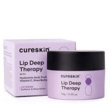 Masque à Lèvres Cureskin Deep Therapy | Traitement Hydratant avec Vitamine C + Beurre de Karité