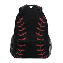 Kcldeci Laptop Rugzak, Honkbalpatroon School Boekentas Rucksack Schoudertas Voor 14 Inch Laptop
