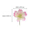 2pcs Floating Flowers for Pool Realistic Water Lily 4