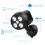 NICREW 600-Lumen Outdoor LED Security Light, Battery Powered Wireless Motion Sensor Light (Black) 2