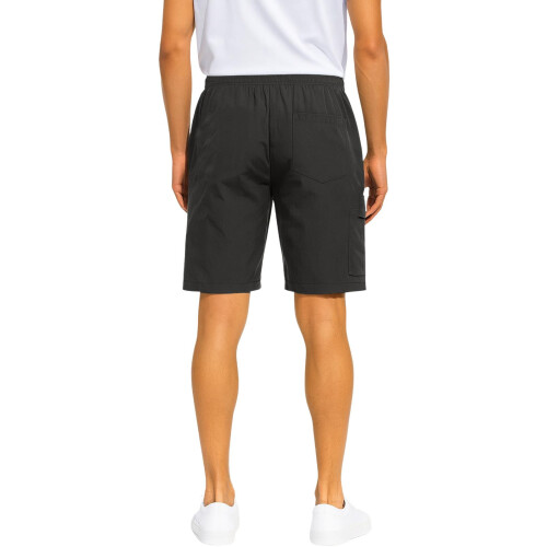 True Face (Black, 38) Mens Stretch Cotton Cargo Shorts Multi Pocket 2