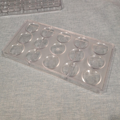 Design Oblate Chocolate Mold Volcanic Polycarbonate Chocolate Moulds PC Candy Forms 2