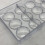 Design Oblate Chocolate Mold Volcanic Polycarbonate Chocolate Moulds PC Candy Forms 7