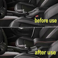 (B-black black line) Storage armrest for Peugeot 2008 interior upgrade