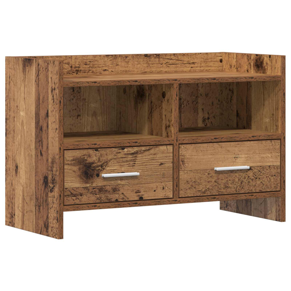 Vidaxl Tv Cabinet 71.5 X 33 X 47 Cm Old Wood Engineered Wood