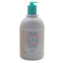Perlier:"Witte Amandel" Voedende Badcrème, Maatbeker * 101.4 Vloeibare Ounces (3000mL) Gemak Bottle * [ Italiaanse Import ]