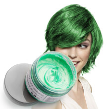 SWAKER Groene Haarkleur Wax, Tijdelijke Haarcrème voor Feest, Cosplay, Halloween, Dagelijks Gebruik (4,23 oz)
