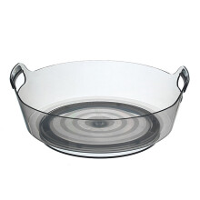 Rotating Kitchen Cabinet Storage Rack with Handles for Rotating Spice Racks, Refrigerator Storage, Table Tray Containers