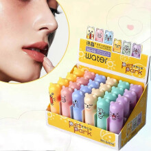 Moisturizing Fruit Flavor Colourless Cartoon Lip Balm Natural Plant Lip Gloss