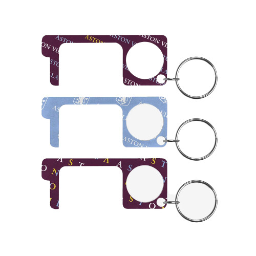 Aston Villa 3 Pack No Touch Keyrings