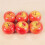Decorative Artificial  Plastic Fruits Imitation Home Decor 6pcs Red 7