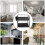 Dish Rack Set 2-Tier Kitchen Organizer Tools Plate Spoon Storage Frame Steel Drain Bowl Rack Kitchen Dish Shelf 6