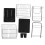 Dish Rack Set 2-Tier Kitchen Organizer Tools Plate Spoon Storage Frame Steel Drain Bowl Rack Kitchen Dish Shelf 8