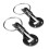 Universal Hood Pin Lock Kit Black 4