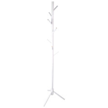Coat Rack Stand, Entryway Hall Tree Wooden Coat Rack Hanger for Coat Jacket Hat Clothes Purse Scarves Handbags Umbrella