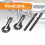 Universal Hood Pin Lock Kit Black 19