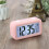 Temperature Alarm Clock LED Display Digital Backlight Calendar Desktop Snooze Electronic  Alarm Clock-C 4