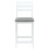 VidaXL vidaXL Dining Chairs 2 pcs White 40 x 47.5 x 99.5 cm Solid Rubber Wood 4