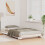 VidaXL vidaXL Bed Frame White 90 x 190 cm Solid Pine Wood 5
