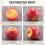 4 Large Artificial Red Apples-Decorative Fruit 4