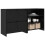 VidaXL vidaXL Sideboard 2 pcs Black Oak 70 x 41 x 75 cm Engineered Wood 4
