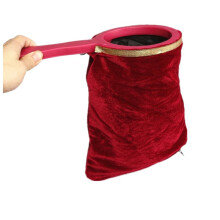 Zipper Change Bag with Twisting Handle Trick Props for Appearing and Disappearing Acts Portable Stage Use