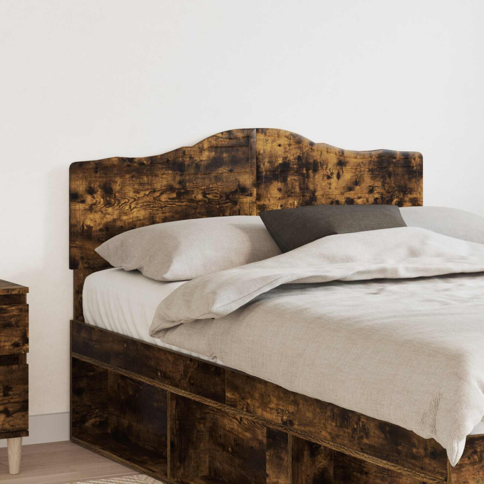 Vidaxl Headboard Smoked Oak Engineered Wood